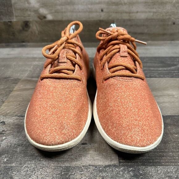 Allbirds Women’s Size 10 Wool Runner Athletic Shoes Rust Orange Comfort Sneakers - Picture 2 of 9